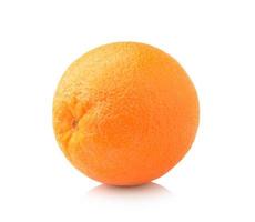 Orange fruit isolated on white background photo