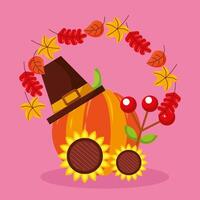 Happy thanksgiving day vector design