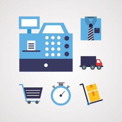 bundle of electronic commerce icons