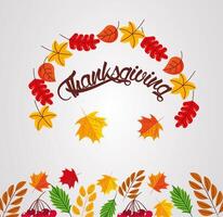 Happy thanksgiving day vector design