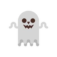 halloween ghost flat style icon vector