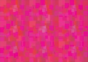 Fondo geométrico abstracto de cuadrados multicolores en tonos rojos vector