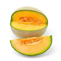 cantaloupe melon slices photo