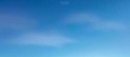 Blue sky background with white clouds. Abstract sky for natural background. Vector illustration.