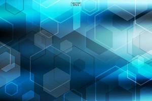 Abstract blue technology background. Vector illustration.