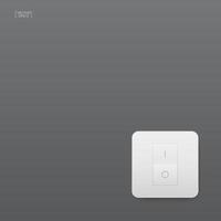 Light switch on gray background. Vector. vector