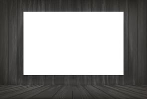 White paper in dark room space background. Vector. vector