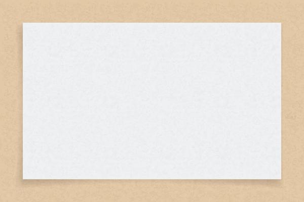 White paper sheet on brown paper background. Paper pattern and texture for background. Vector.