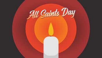 vector illustration of all saints day background