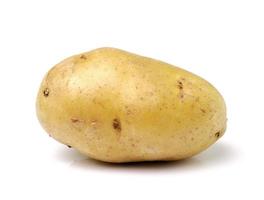 potato isolated on white background photo