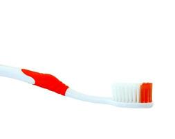 Toothbrush isolated on white photo