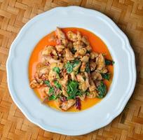 Thai Food Spicy chicken Curry photo