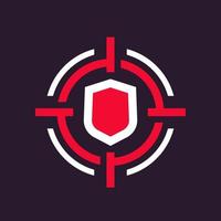 security breach icon vector