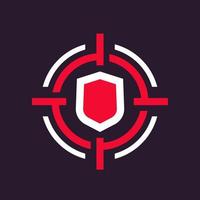 security breach icon vector