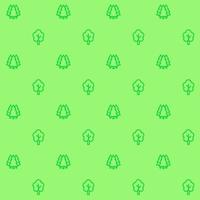 trees pattern, vector seamless background