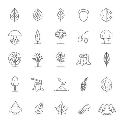 Tree Outline Vector Art, Icons, and Graphics for Free Download