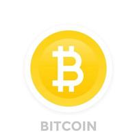 bitcoin vector icon