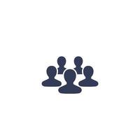 group icon on white vector