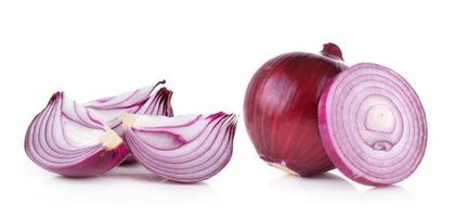 onion on white background photo