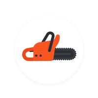Chainsaw icon vector