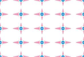 Christmas tree is seamless pattern, ethnic or geometric repeating on white background. design to be printed on the cloth or fabric. vector