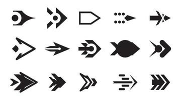 Black vector arrows icons, arrow icon set, arrow symbol black icon set.