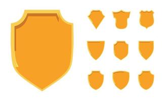 Shield icons set protect shield vector set shield security icons