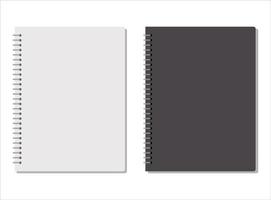 conjunto de iconos de cuaderno conjunto de portada de cuaderno vector