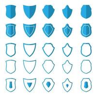 Shield icons set protect shield vector set shield security icons