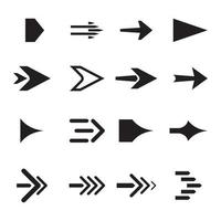 Black vector arrows icons, arrow icon set, arrow symbol black icon set.