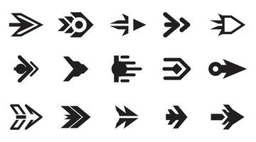 Black vector arrows icons, arrow icon set, arrow symbol black icon set.