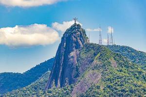 Cristo Redentor on the Corcovado mountain Rio de Janeiro Brazil. photo