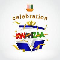 Kwanzaa Celebrate Design vector