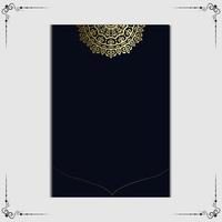 Abstract luxury mandala gold arabesque east style vector