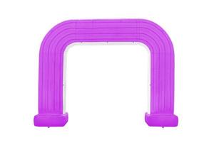 Purple Arches plastic inflated. photo