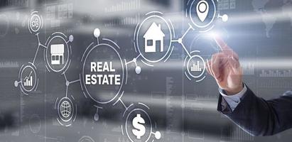 Real estate concept. Buying real estate for business or life photo