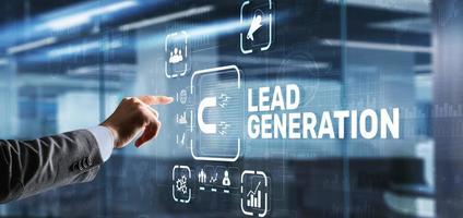 Lead Generation. Finding and identifying customers for your business products or services photo