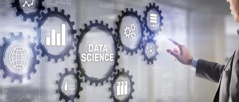 Data science analytics. Internet and technology concept concept photo