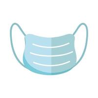 medical mask protection prevention isolated icon vector