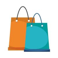 shopping paper bags ecommerce online concept vector