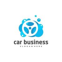 Car wash logo vector template, Creative car logo design concepts