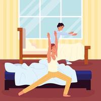 Men And Bed Routine