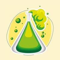 chemical substance bottle vector