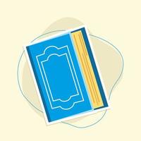 aprendizaje del libro azul vector