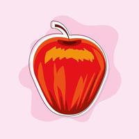 apple fruit fresh vector