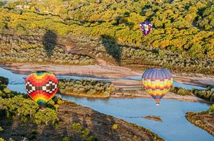 Hot Air Balloons Over the Rio Grande