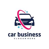 Car planet logo vector template, Creative Car logo design concepts