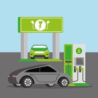 electric vehicle station vector