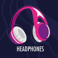 headphones gadget technology vector