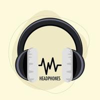 headphone audio sound vector